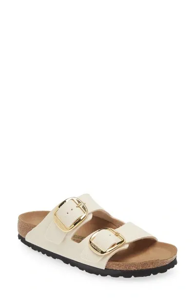 Birkenstock Arizona Big Buckle Slide Sandal In Beige