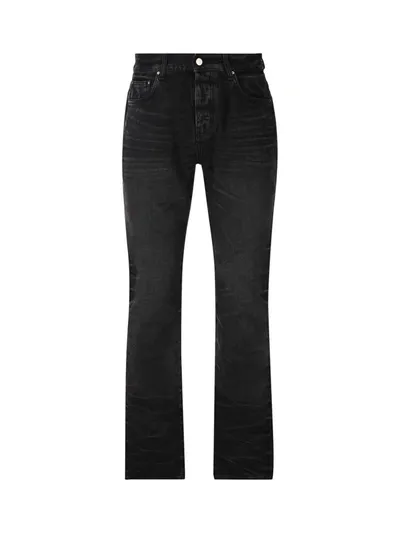 Amiri Jeans In Faded Black