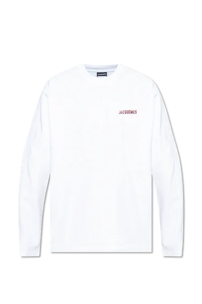 Jacquemus White Le Chouchou 'le T-shirt Pavane Manches Longues' Long Sleeve T-shirt In New