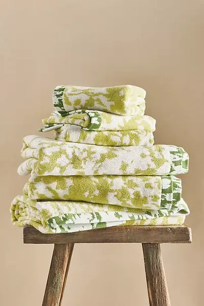 Anthropologie Charline Cotton Bath Towel Collection