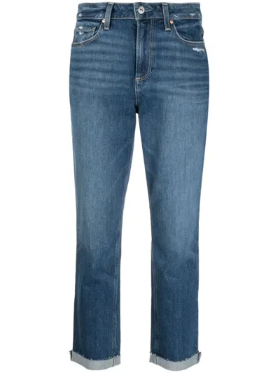 Paige High Rise Brigitte Jeans In Blue