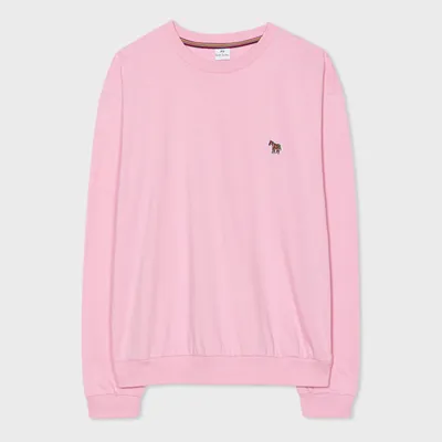 Paul Smith Womens Long Slv Zebra T-shirt In Pinks