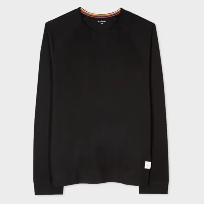 Paul Smith Men Top Long Slv In Blacks