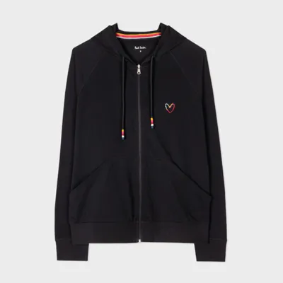 Paul Smith Women Hoodie Swl Heart In Blacks