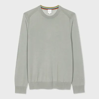 Paul Smith Mens Sweater Crew Neck In Green