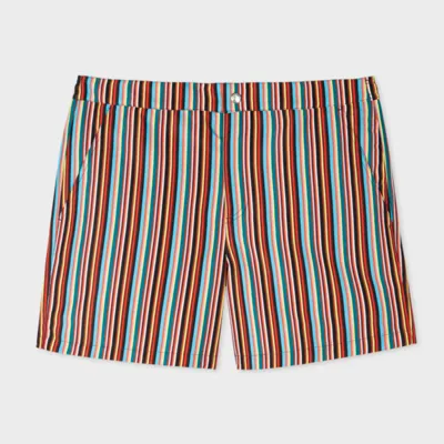 Paul Smith Men Swim Short Signature In Multicolour