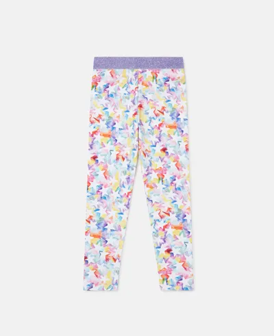 Stella Mccartney Kids' Star-print Elasticated-waistband Leggings In Multicolour