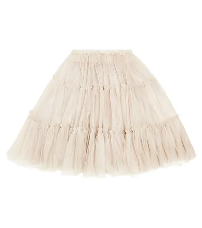 Donsje Kids' Tess Tulle Skirt In Pink