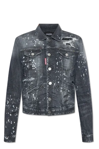 Dsquared2 Distressed-effect Denim Jacket In New