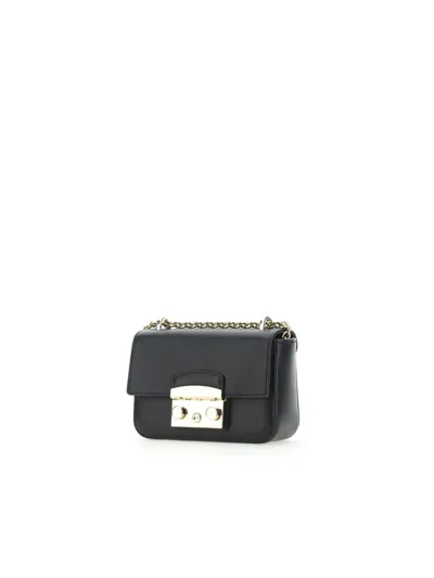 Furla Leather Cross-body Bag In Nero