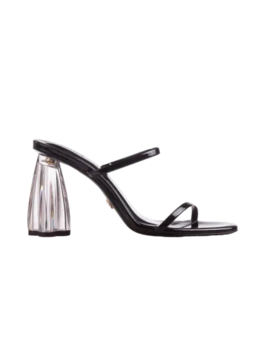 Atana Fiorellini Glass Heel 95 Black Patent