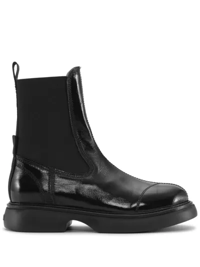 Ganni Black Everyday Chelsea Boots