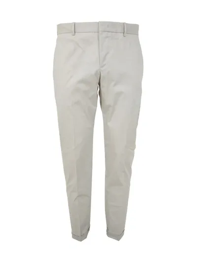 Pt01 Man Reflective Trousers In White