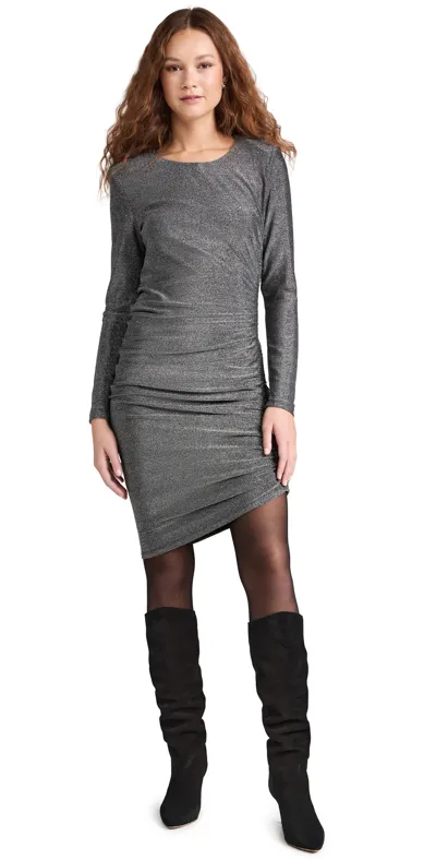 Veronica Beard Jean Cyrus Dress In Gunmetal