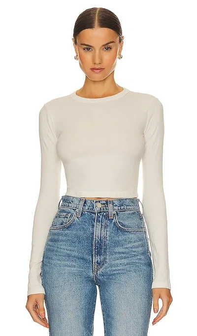 Cotton Citizen Verona Crop Shirt In White