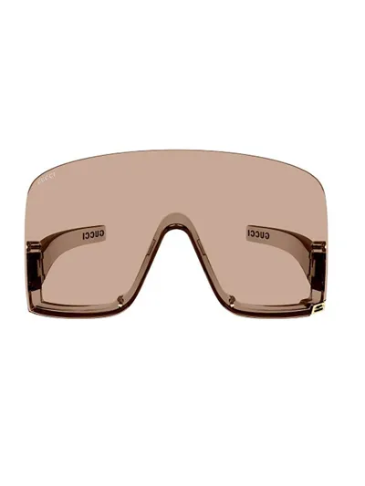 Gucci Eyewear Oversized Frame Sunglasses In Pink