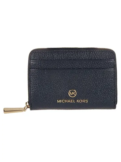 Michael Kors Michael  Jet Set Zip In Navy