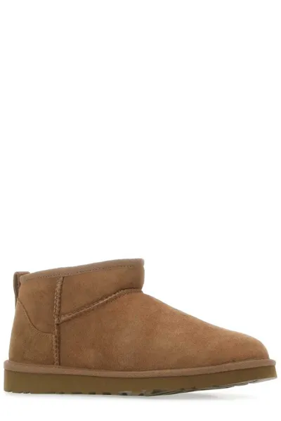 Ugg Classic Ultra Ankle Boots In Brown