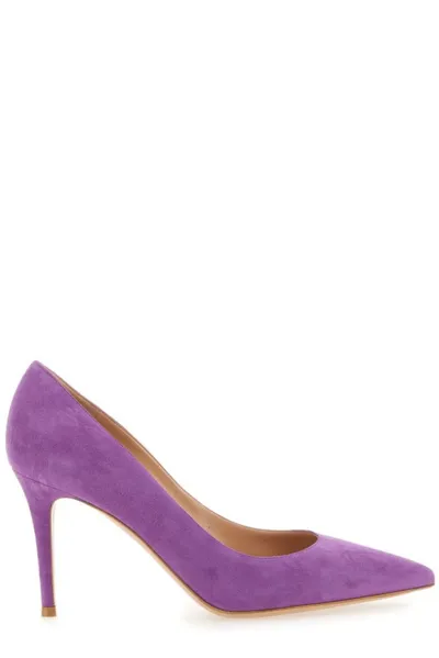 Gianvito Rossi Pointed In Pink