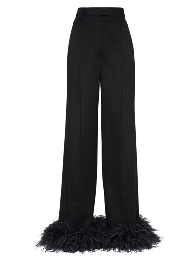 Prada Cashmere Pants In Black