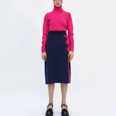 Ph5 Roll-neck Drop-shoulder Jumper In Pink