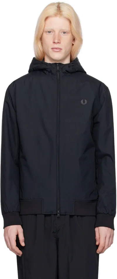 Fred Perry Fp Brentham Jacket In Black 102