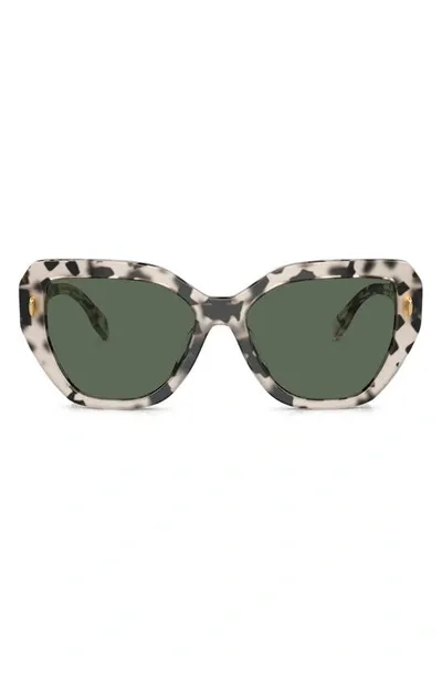 Tory Burch Women's Miller 55mm Oversized Cat-eye Sunglasses In Tortoise