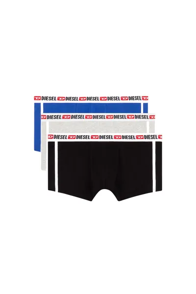 Diesel Set Da Tre Boxer Con Banda Laterale In Multi