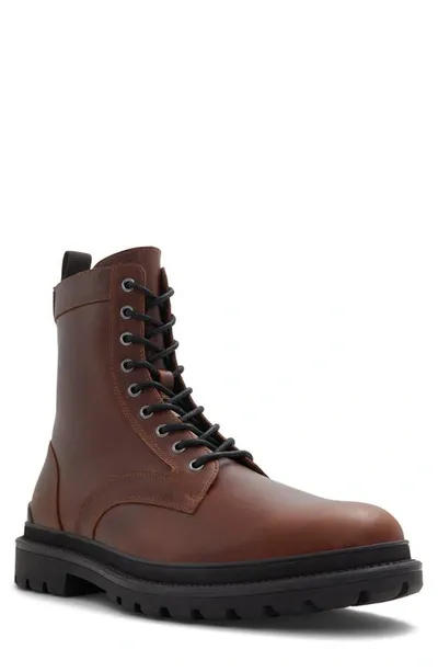 Aldo Muuler Lace-up Boot In Cognac