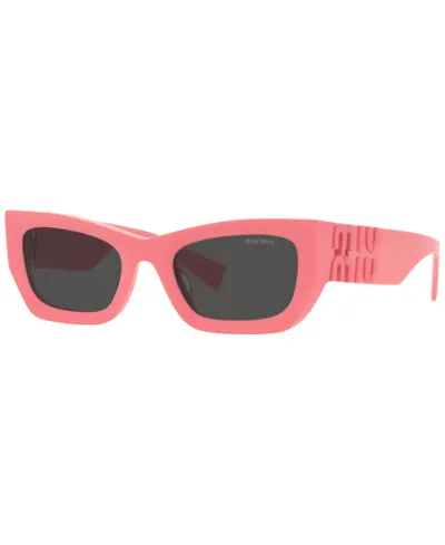 Miu Miu Woman Sunglass Mu 09ws Runway In Dark Grey