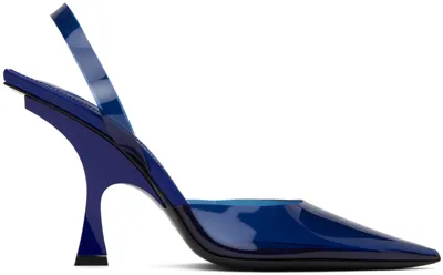 Attico Blue Ester Heels In 034 Electric Blue