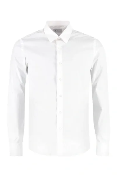 The (alphabet) The (shirt) - Stretch Cotton Shirt In White