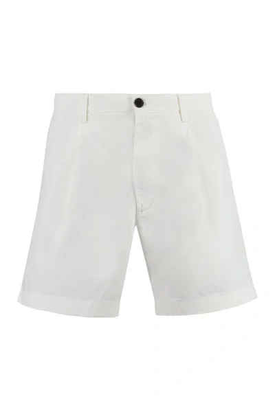 Department 5 Cotton Bermuda Shorts In White