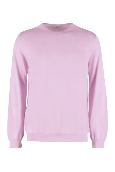 The (alphabet) The (knit) - Cashmere-silk Blend Sweater In Pink