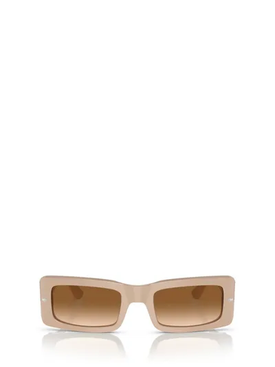 Persol Francis Rectangle-frame Sunglasses In Brown