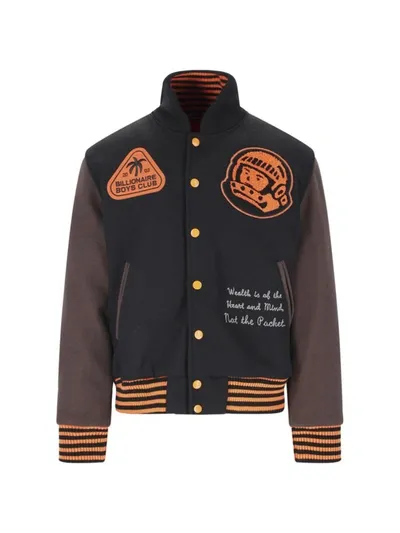 Billionaire Boys Club Patch-detail Bomber Jacket In Black