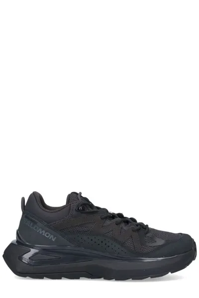 Salomon Odyssey Elmt Round Toe Sneakers In Black