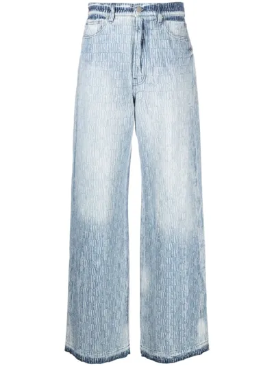 Amiri Cotton Jeans In Blue