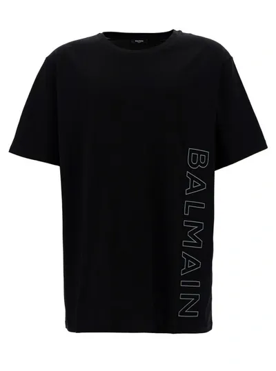 Balmain T-shirts And Polos In Black