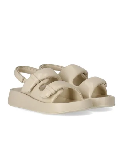 Ash Vinci Talc Platform Sandal In Neutrals