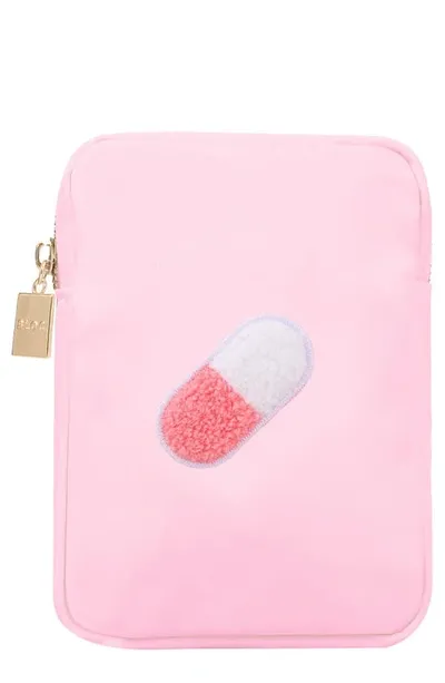 Bloc Bags Mini Pill Cosmetic Bag In Baby Pink