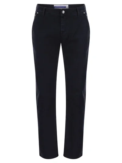 Jacob Cohen Lenny - Slim 5-pocket Trousers In Blue