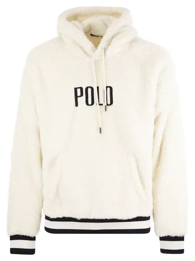 Polo Ralph Lauren Hoodie With Logo In Cream