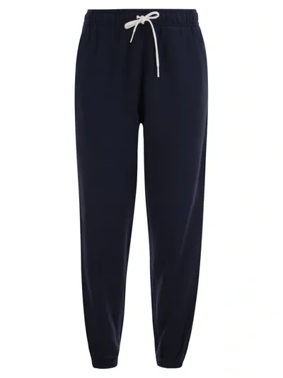 Polo Ralph Lauren Cotton-blend Sweatpants In Navy