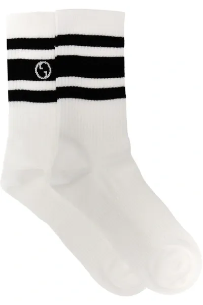 Gucci Cotton Socks With Gg Cross In Multicolor