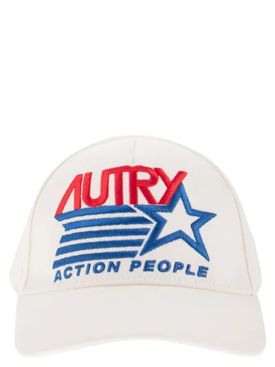 Autry Iconic Hat With Logo In White