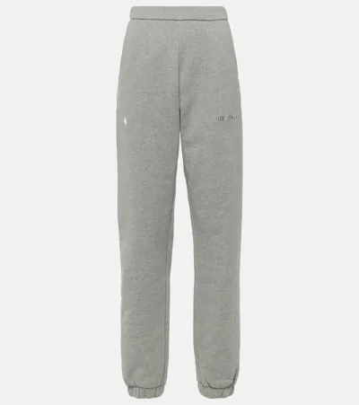 Attico Penny Trousers In Light Grey Melange