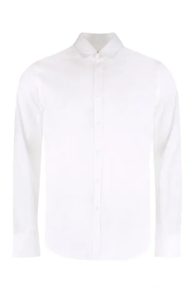 Canali Cotton Shirt In White