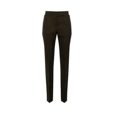 Givenchy High Waisted Tappered Trousers In Black