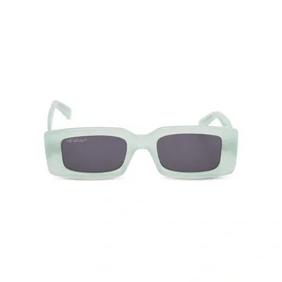 Off-white Arthur Rectangle-frame Sunglasses In Gray